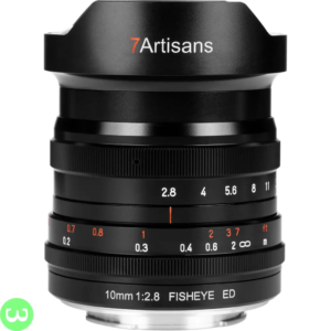 7Artisans 10mm f2.8 Fisheye Lens