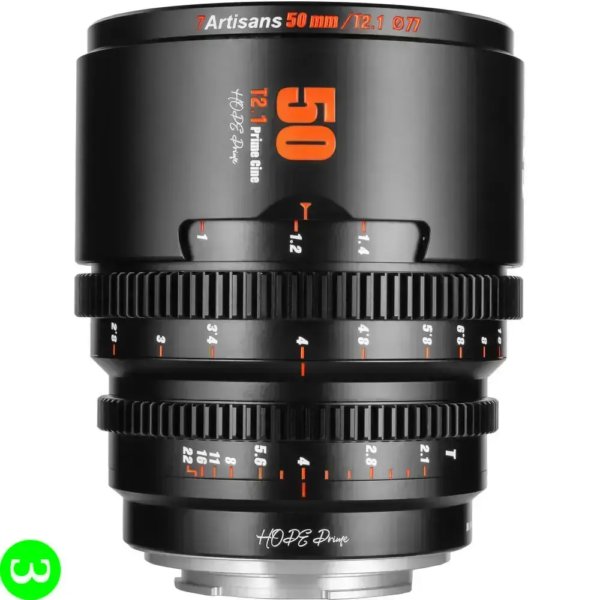 7Artisans 50mm T2.1 Hope S35 Cine Lens