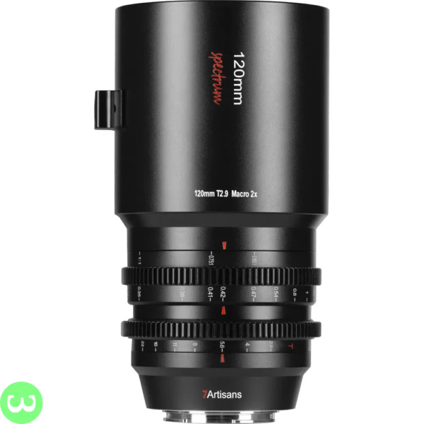 7Artisans 120mm T2.9 Spectrum Full-Frame 2x Macro Lens