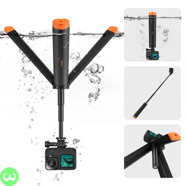 TELESIN Floating Tripod Selfie Stick