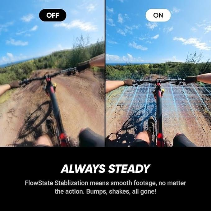 Insta360 X5 FlexiCare Bundle - Waterproof 8K 360° Action Camera, Leading Low Light, Invisible Selfie Stick Effect, Rugged & Replaceable Lens, 3-Hour Battery, Clear Audio, Stabilization